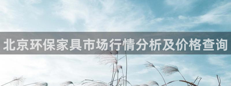 沐鸣2平台待遇：北京环保家具市场行情分析及价格查询
